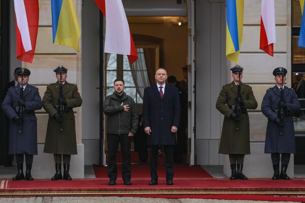 Miniatura: Wizyta Wołodymyra Zełenskiego w Polsce