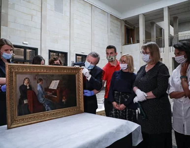 Miniatura: Odzyskany obraz Malczewskiego wrócił do...