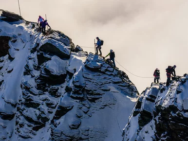 Miniatura: Polacy starli się z Austriakiem w Alpach....