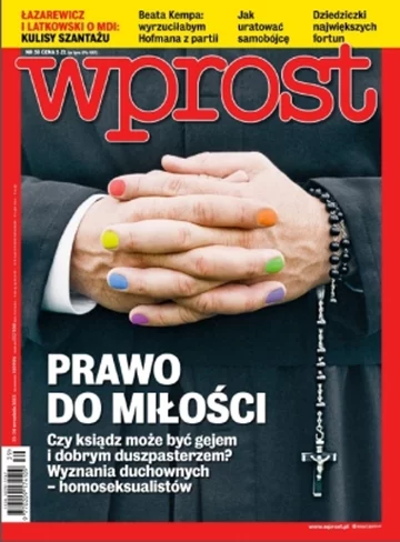 Okładka tygodnika Wprost nr 39/2013 (1596)