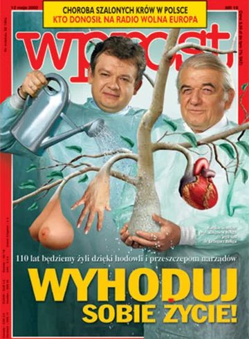 Okładka tygodnika Wprost nr 19/2002 (1015)