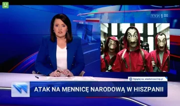 Mem po materiale Wiadomości TVP 