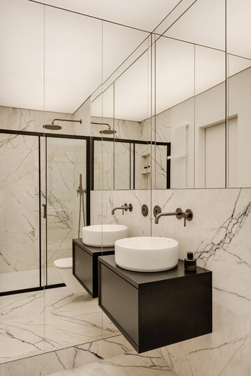 Małe mieszkanie w łódzkiej kamienicy, projekt  Piotr Łucyan 