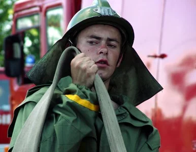 Miniatura: Strażacy gasili własną remizę