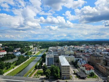 Widok na&nbsp;Ostrawę z&nbsp;Nowego Ratusza