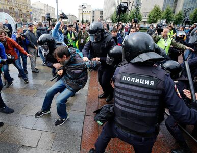 Miniatura: Zatrzymania protestujących w Rosji. „To...