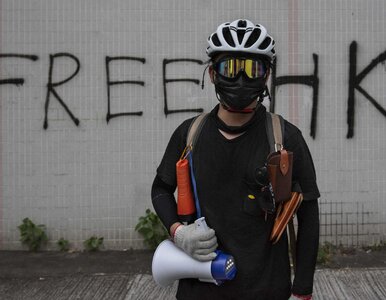 Miniatura: Protesty w Hongkongu. Fotografowanie...