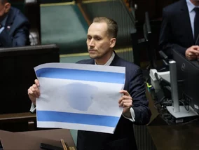 Miniatura: Ciemne chmury nad posłem Konfederacji....