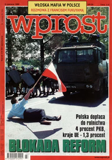 Okładka tygodnika Wprost nr 23/1999 (862)