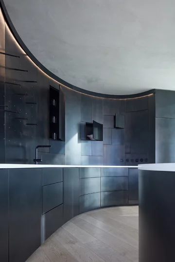 Penthouse z ogrodem na dachu, projekt Petr Janda Linka, Petr Janda