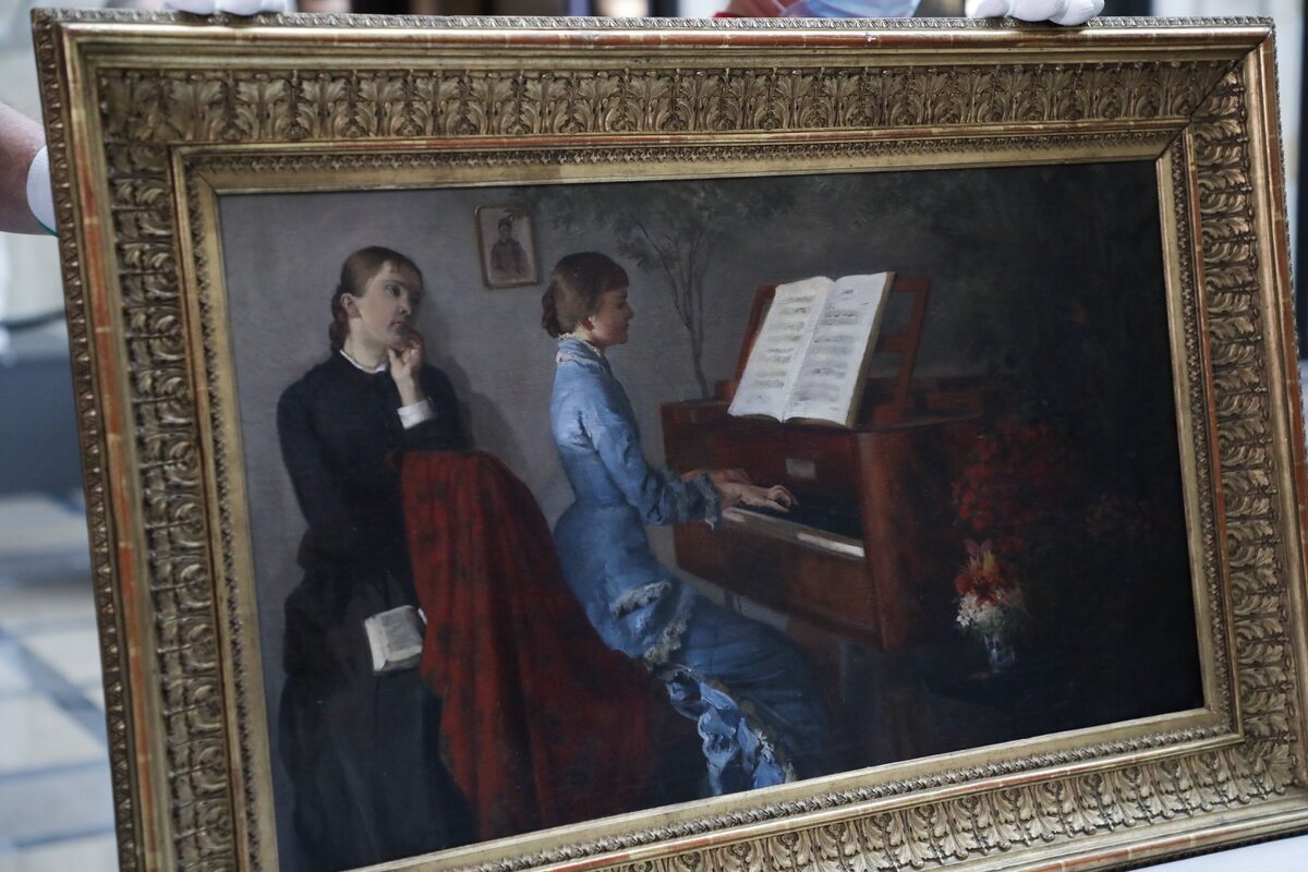 "Przy fortepianie". Odzyskany obraz Jacka Malczewskiego 