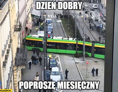 Miniatura: Poznański tramwaj bohaterem memów....