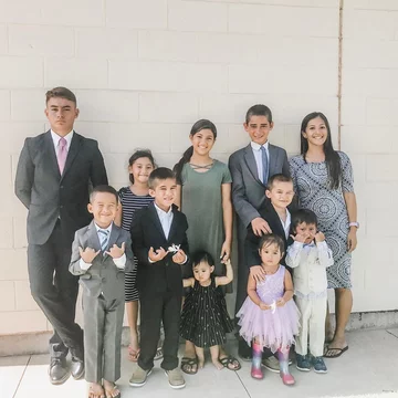 Adri Haia z rodziną 