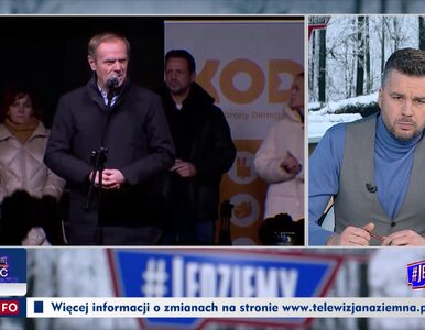 Miniatura: W TVP Info ostra krytyka słów Tuska....
