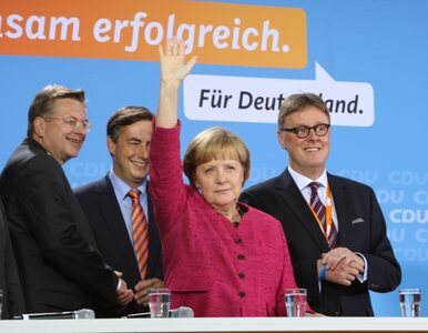 Miniatura: Merkel o wyborczym zwycięstwie: coś...