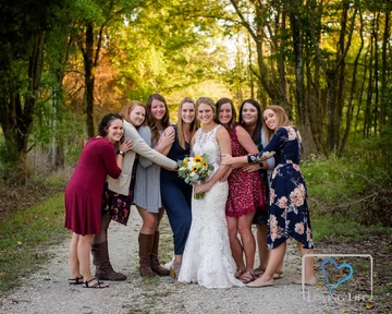 Jessica Padgett w dniu ślubu 