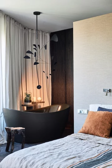 Apartament z tarasem na dachu, projekt Joanna Kulczyńska 