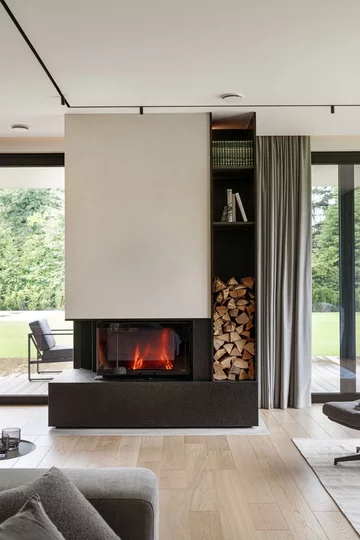 Minimalistyczna rezydencja, projekt SAAN Architekci 