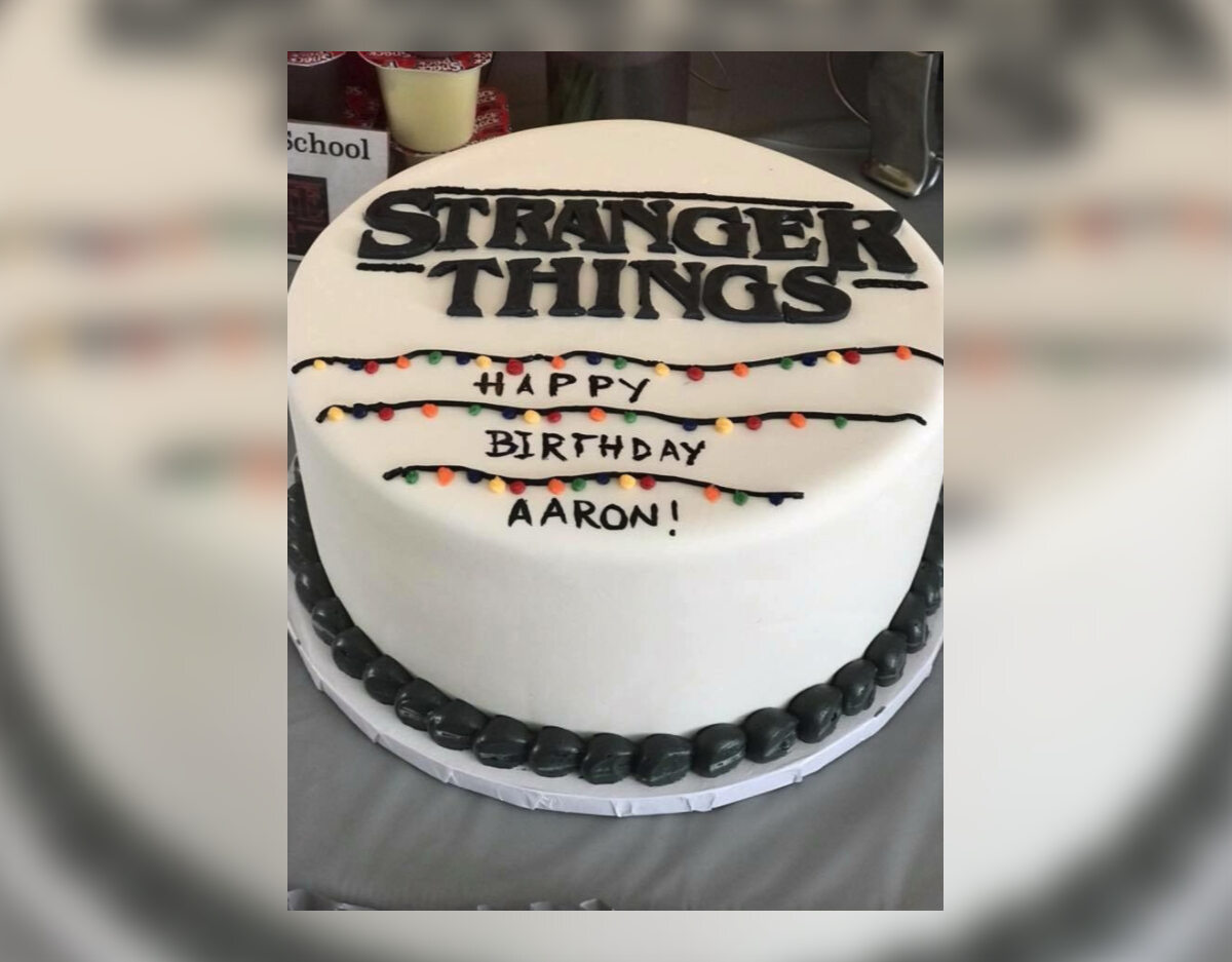 Tort urodzinowy "Stranger Things" 