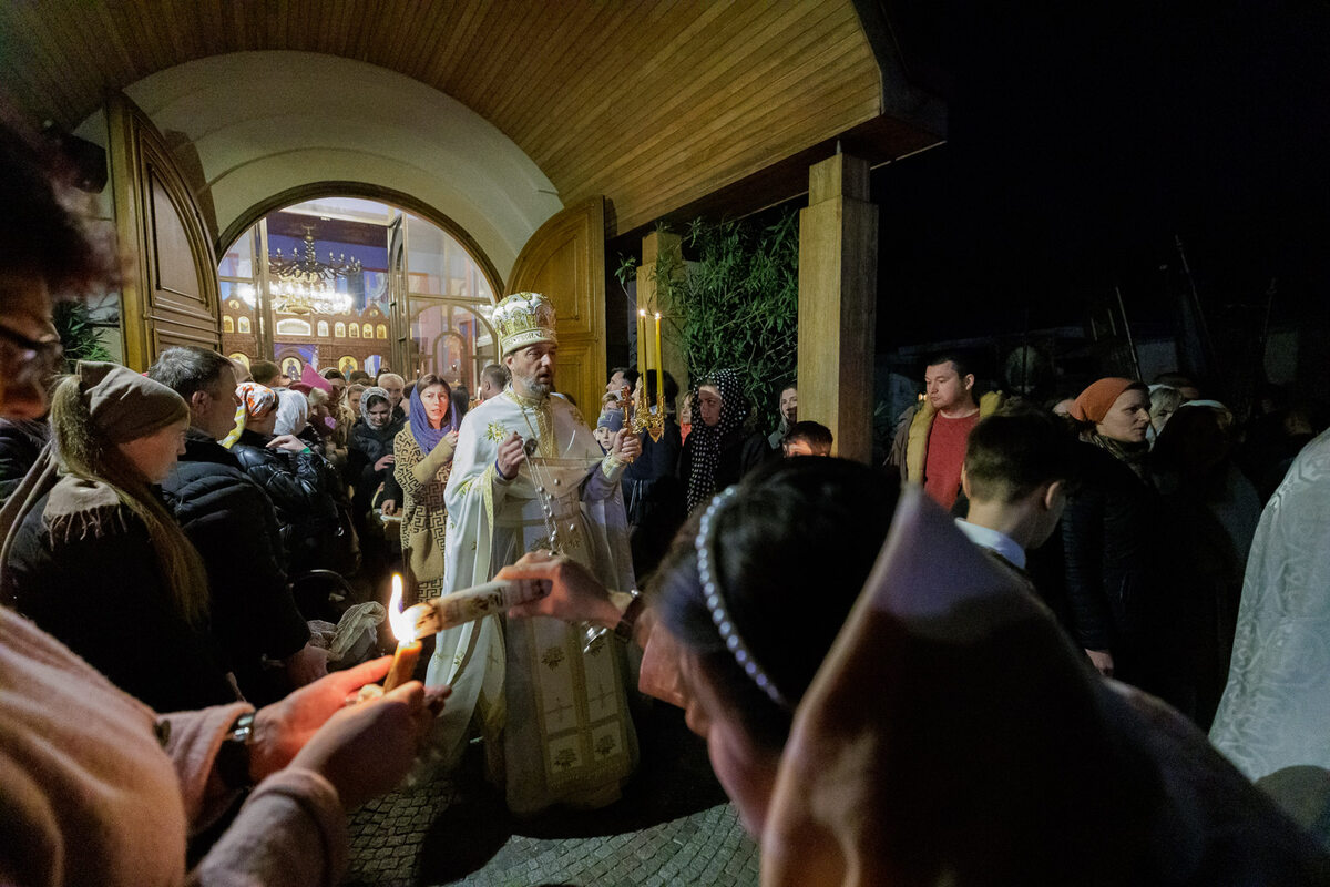 Wielkanoc w szczecińskiej cerkwi prawosławnej. 