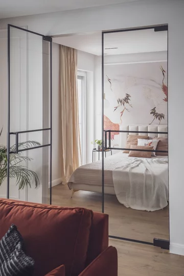 Mieszkanie o powierzchni 40 metrów kwadratowych, eleganckie i wygodne, projekt Paulina Gołaska Skibka, Gołaska, małe mieszkanie