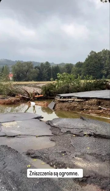 Skutki powodzi na Dolnym Śląsku 