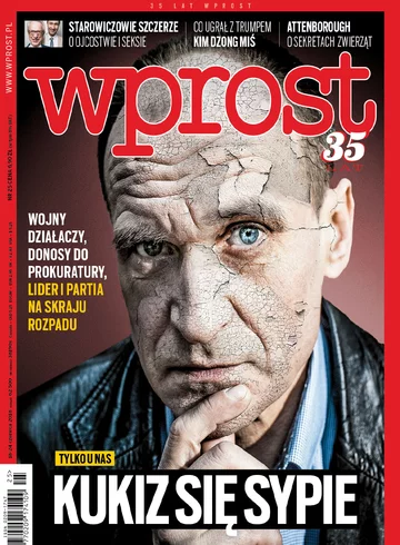 Okładka tygodnika Wprost nr 25/2018 (1840)