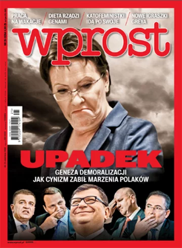 Okładka tygodnika Wprost nr 25/2015 (1684)