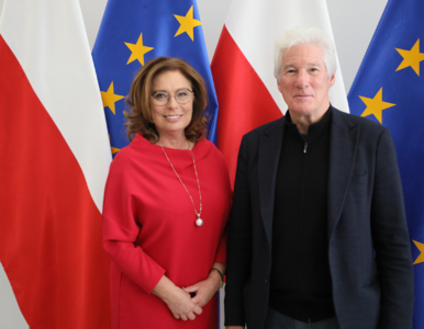 Miniatura: Richard Gere spotkał się z Małgorzatą...