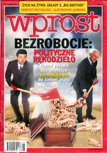 Okładka tygodnika Wprost nr 8/2001 (952)