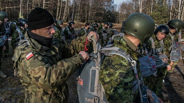 Miniatura: Polscy i kanadyjscy żołnierze ćwiczyli...