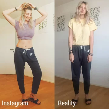 Instagram kontra rzeczywistość 