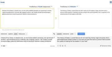 Por&oacute;wnanie wynik&oacute;w z&nbsp;DeepL i&nbsp;Google Translate