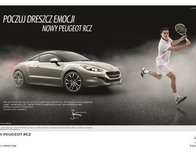 Miniatura: Jerzy Janowicz w kampanii nowego Peugeot RCZ