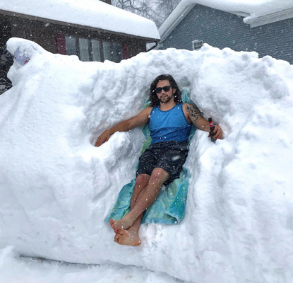 Miniatura: Rekordowe opady śniegu w Pensylwanii