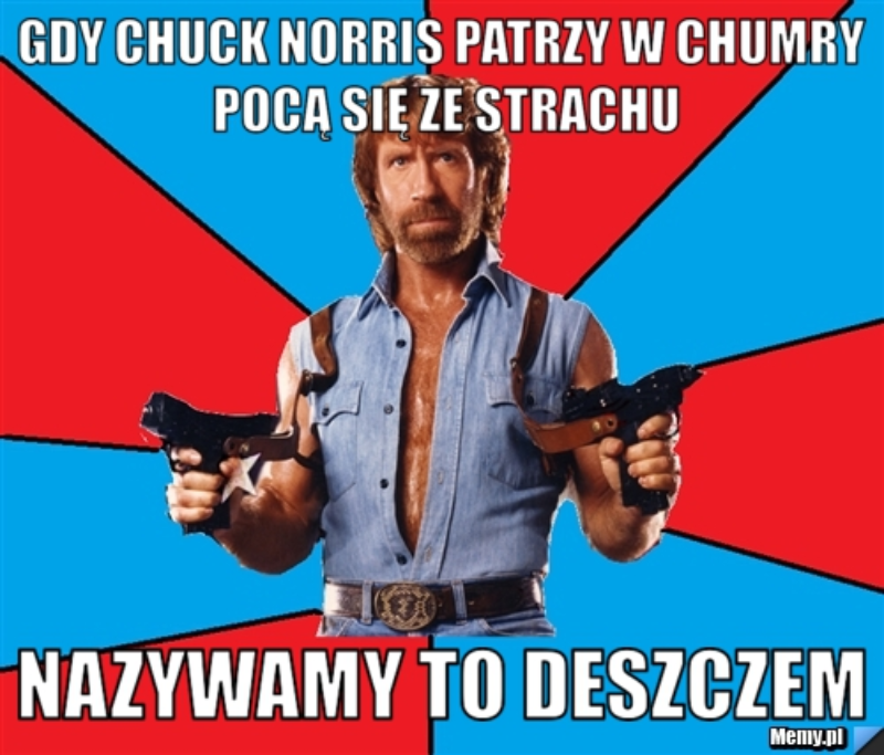 Mem z Chuckiem Norrisem 