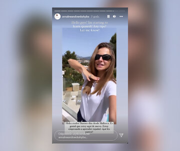 Anna Lewandowska i&nbsp;nauka j. hiszpańskiego