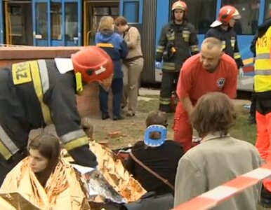 Miniatura: Wrocław: 30 rannych w zderzeniu tramwajów