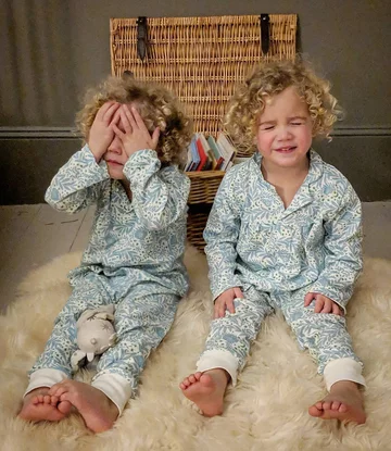 Simon Hooper z rodziną 