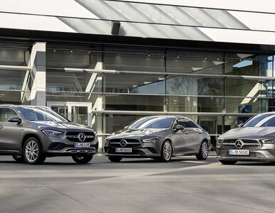 Miniatura: Trzy nowe hybrydy plug-in Mercedesa. Mniej...