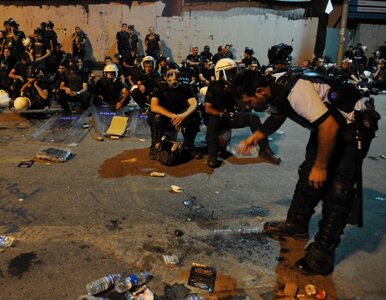 Miniatura: Wicepremier Turcji oskarża: zamieszki w...
