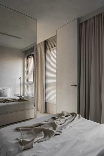 Minimalistyczne mieszkanie całe w bieli, KANDO ARCHITECTS Karolina Krawczyk 