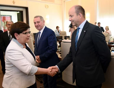 Miniatura: Po rozmowie z  premier Szydło minister...