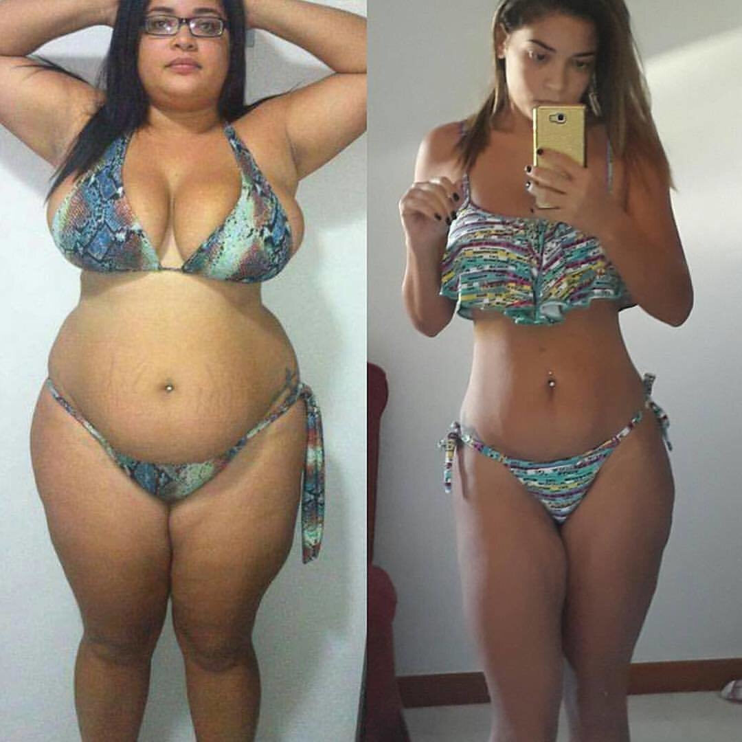 Zdjęcia przed i po zrzuceniu zbędnych kilogramów 