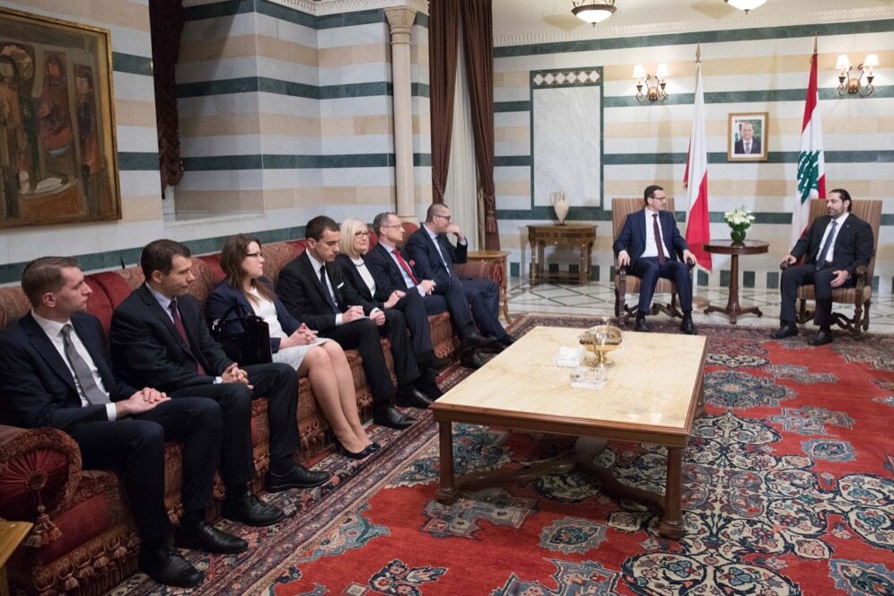 Premier Mateusz Morawiecki z wizytą w Libanie 