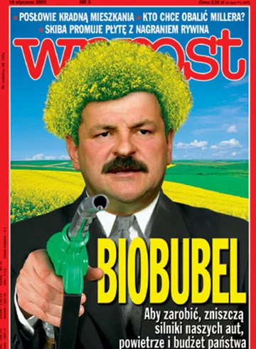 Okładka tygodnika Wprost nr 3/2003 (1051)