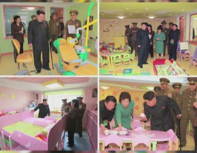Miniatura: Kim Dzong Un odwiedził sierociniec. Na...