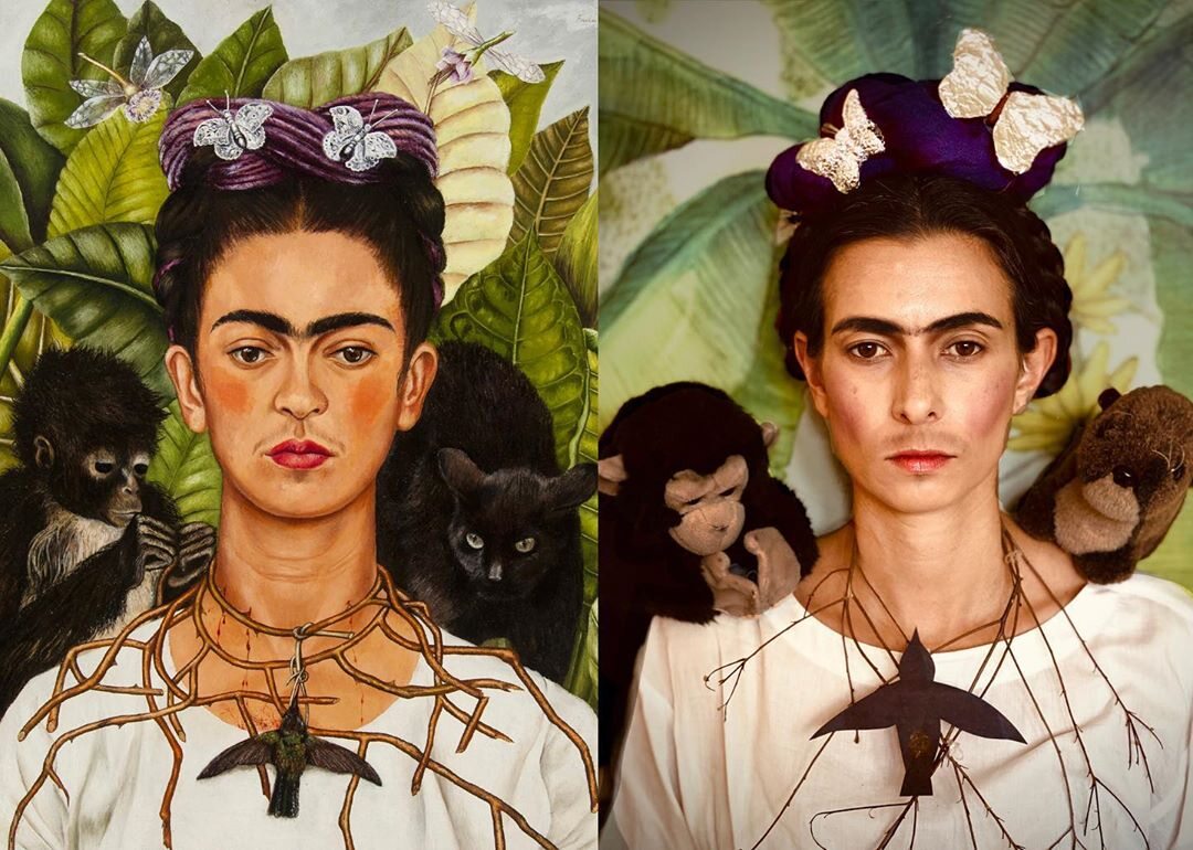 Hema Patel odtworzyła obraz Fridy Kahlo 