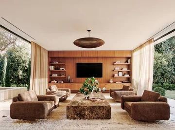 Dom w Santa Monica, projekt Woods + Dangaran v2com, dezeen