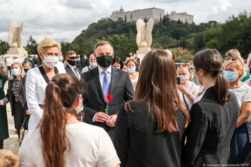 Wizyta pary prezydenckiej na Monte Cassino 